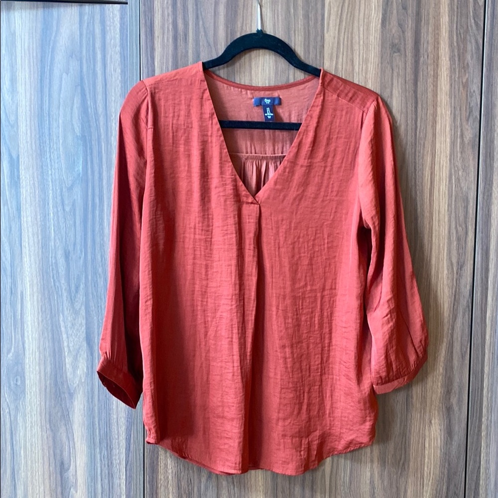 GAP Cuffed Sleeve Blouse